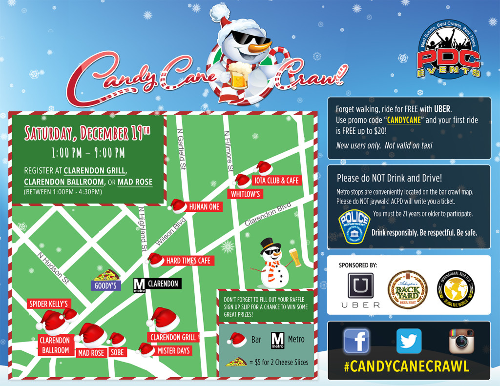 Candy Cane Crawl 2015 - Arlington, VA