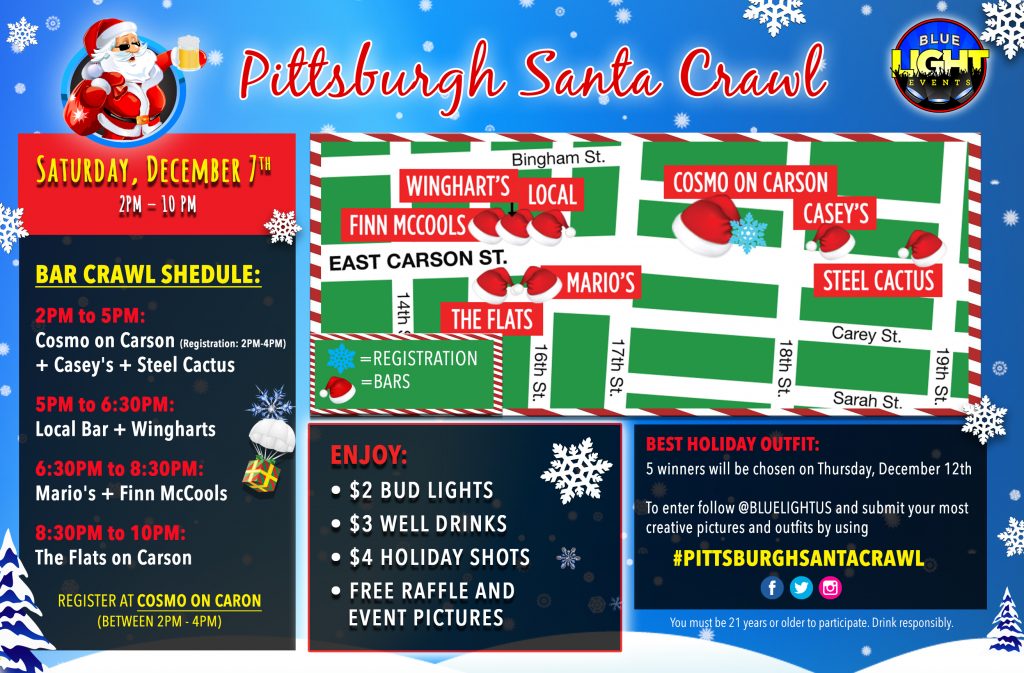 Pittsburgh Santa Crawl