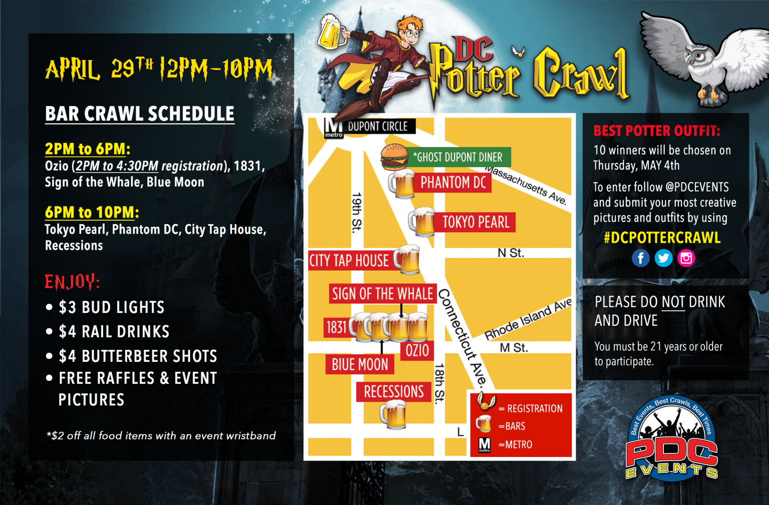 DC Potter Crawl 2023 Project DC Events