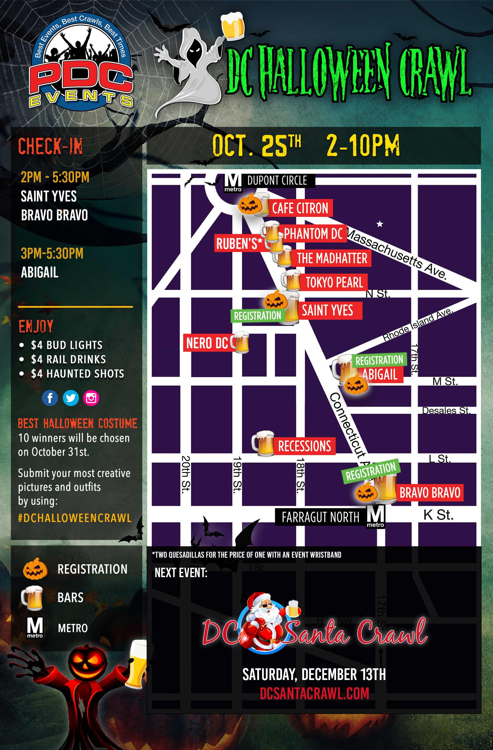 DC halloween crawl - Project DC Events